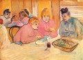 prostitutes around a dinner table Toulouse Lautrec Henri de